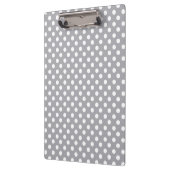 Porte-bloc Pois de blanc gris (Gauche)