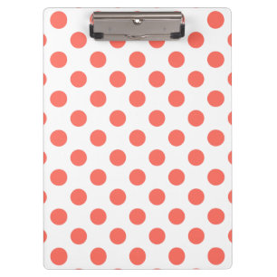 Porte-bloc Pois de corail vivant sur blanc