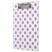 Porte-bloc Pois de lavande sur blanc (Gauche)