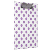 Porte-bloc Pois de lavande sur blanc (Swatch)