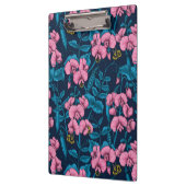 Porte-bloc Pois doux et bourdons, rose et bleu (Gauche)