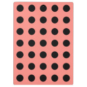 Porte-bloc Pois noirs à la pêche (Dos)