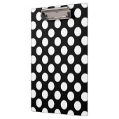 Porte-bloc Pois noirs et blancs, Motif Polka (Gauche)