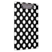 Porte-bloc Pois noirs et blancs, Motif Polka (Swatch)