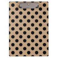 Pois noirs sur beige