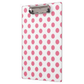 Porte-bloc Pois rose et blanc (Gauche)
