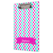 Porte-bloc Pois roses et bleus (Gauche)