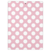 Porte-bloc Pois roses, Motif Pointe Polka, Points, Pointe (Dos)