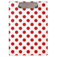 Pois rouges et blancs
