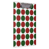 Porte-bloc Pois rouges et verts en blanc (Swatch)