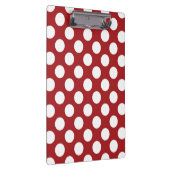 Porte-bloc Pois rouges, Motif à points polka, points, pointil (Swatch)