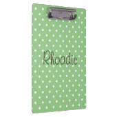 Porte-bloc Pois vert et blanc (Swatch)