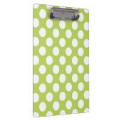 Porte-bloc Pois verts, Motif à points Polka, points, pointill (Swatch)