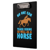 Porte-bloc Poison d'Equestrian | No One Can Teach Riding (Gauche)