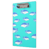 Porte-bloc Poisson bleu turquoise (Gauche)