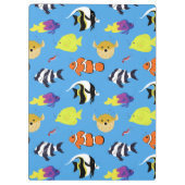 Porte-bloc Poisson clown et amis (Dos)