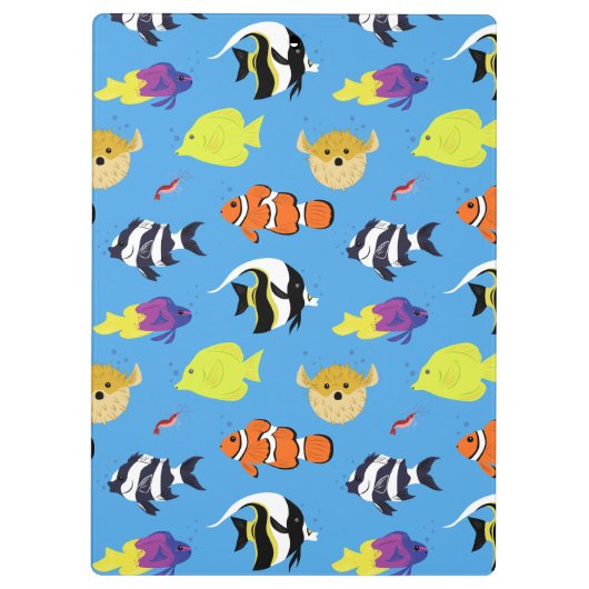 Porte-bloc Poisson clown et amis (Dos)