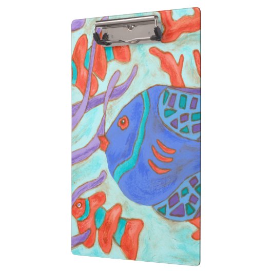 Porte-bloc Poisson de couleur pop (Gauche)