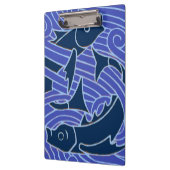 Porte-bloc Poisson Gras Baignade Océan Bleu Pêche (Gauche)