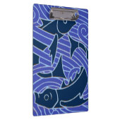 Porte-bloc Poisson Gras Baignade Océan Bleu Pêche (Swatch)