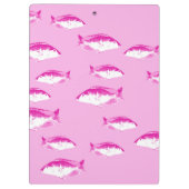 Porte-bloc Poisson rose (Dos)