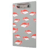 Porte-bloc Poisson rouge et gris (Gauche)