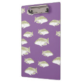 Porte-bloc Poisson sur violet (Gauche)