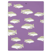Porte-bloc Poisson sur violet (Dos)