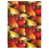Porte-bloc Poivrons rouges et jaunes (Dos)
