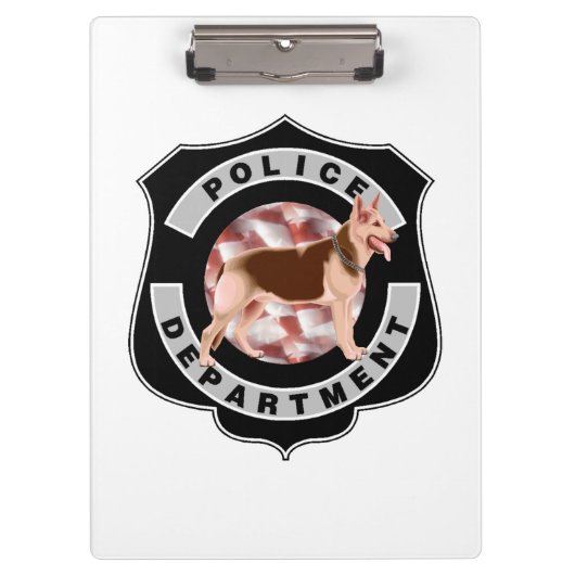 Porte-bloc Policiers K9 (Devant)