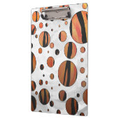 Porte-bloc Polis Dot Tiger Hot orange et noir (Gauche)