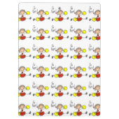 Porte-bloc Pom-pom girl de l'équipe Red Go (Dos)