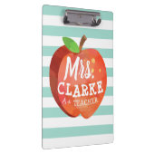 Porte-bloc Pomme de l'enseignant| Nom personnalisé (Swatch)