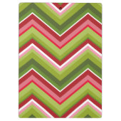 Porte-bloc Pomme d'enseignant personnalisé - Motif Chevron ve (Dos)