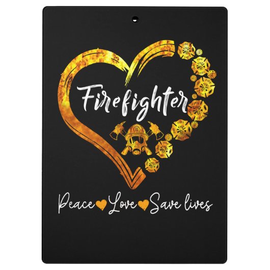 Porte-bloc Pompier Camion Arbre de Noël Hommes Femmes (Dos)