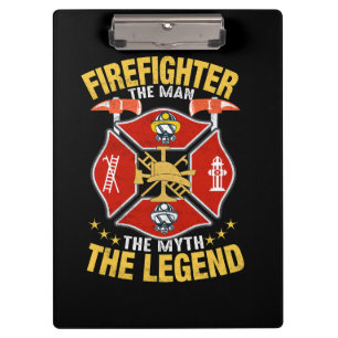 Porte-bloc Pompier L'Homme Le Mythe La Légende