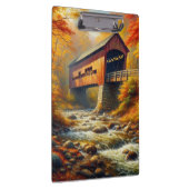 Porte-bloc pont couvert classique d'automne (Swatch)