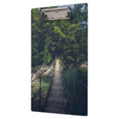 Porte-bloc Pont suspendu simple au-dessus de la rivière Idrij (Gauche)