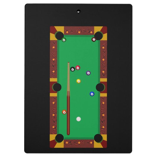 Porte-bloc Pool table (Dos)