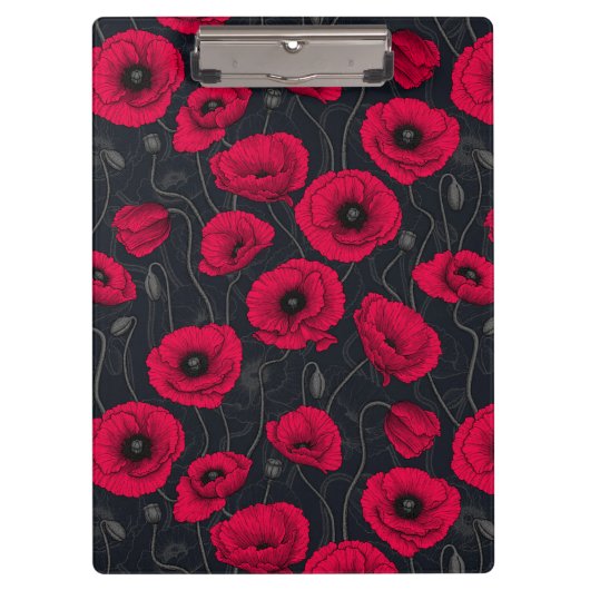 Porte-bloc Poppies rouges (Devant)