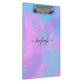 Porte-bloc Porte - bloc Abstrait rose violet turquoise (Swatch)