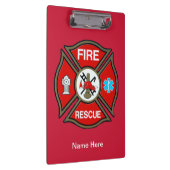 Porte-bloc Porte - bloc acrylique d'urgence EMT Secourt incen (Swatch)