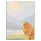 Porte-bloc PORTE - BLOC acrylique ROUGE ROUGE (Dos)