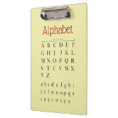 Porte-bloc Porte - bloc alphabet (Gauche)