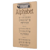 Porte-bloc Porte - bloc alphabet (Gauche)