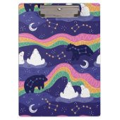 Porte-bloc Porte - bloc aurores boréales (Devant)