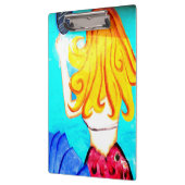Porte-bloc porte - bloc blonde mermaid (Gauche)
