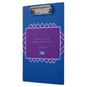 Porte-bloc Porte - bloc Blue(Purple Triangles) RFPMDesigns ©️ (Gauche)