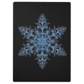 Porte-bloc Porte - bloc Blue Snowflake (Dos)