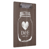 Porte-bloc Porte - bloc chic de mariage de pot de maçon de (Swatch)